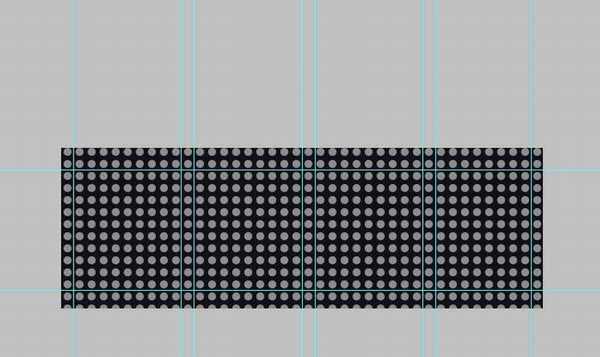 ps怎么制作led灯文字滚动的动画效果?